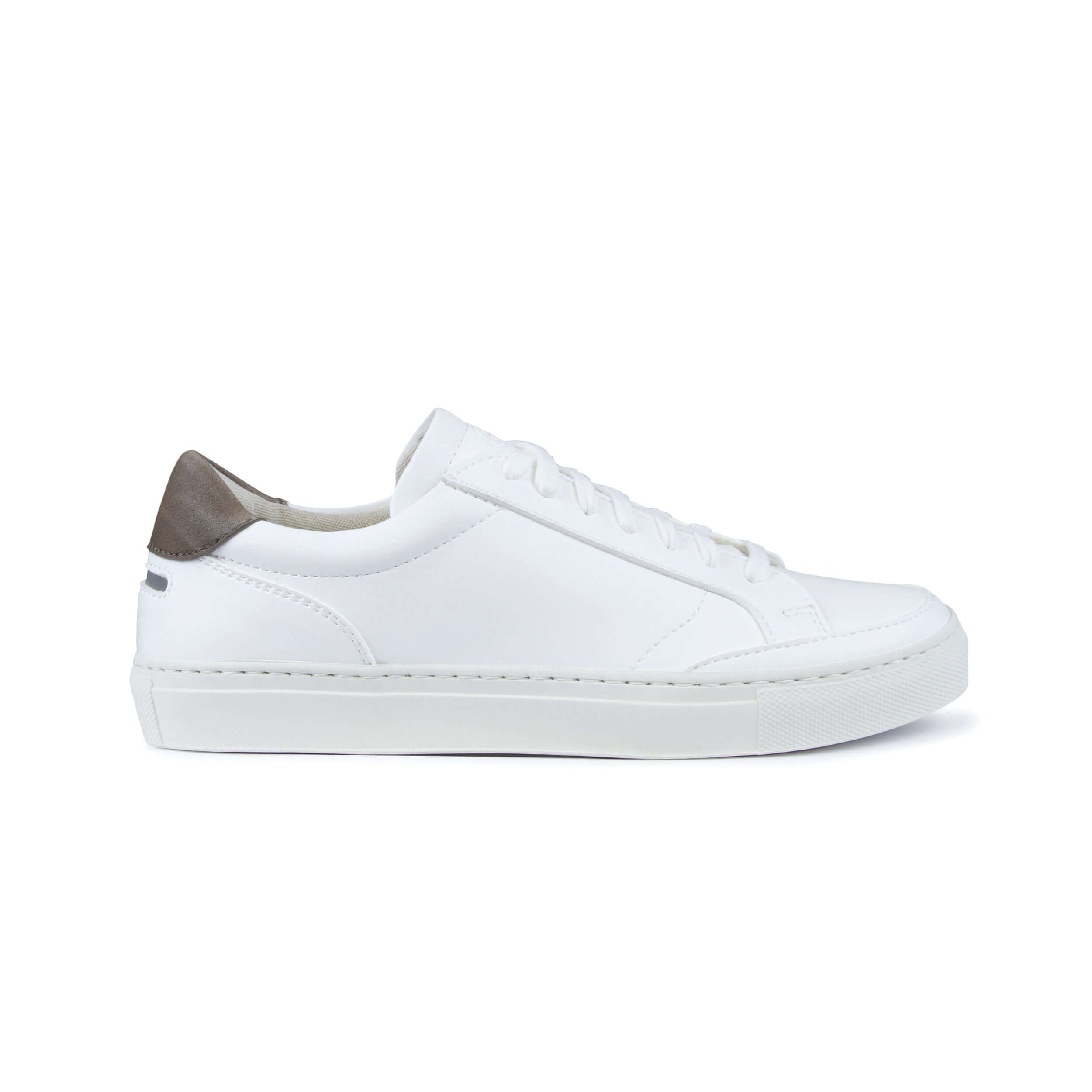 Helier Vegan White/Khaki - Womens UK 3