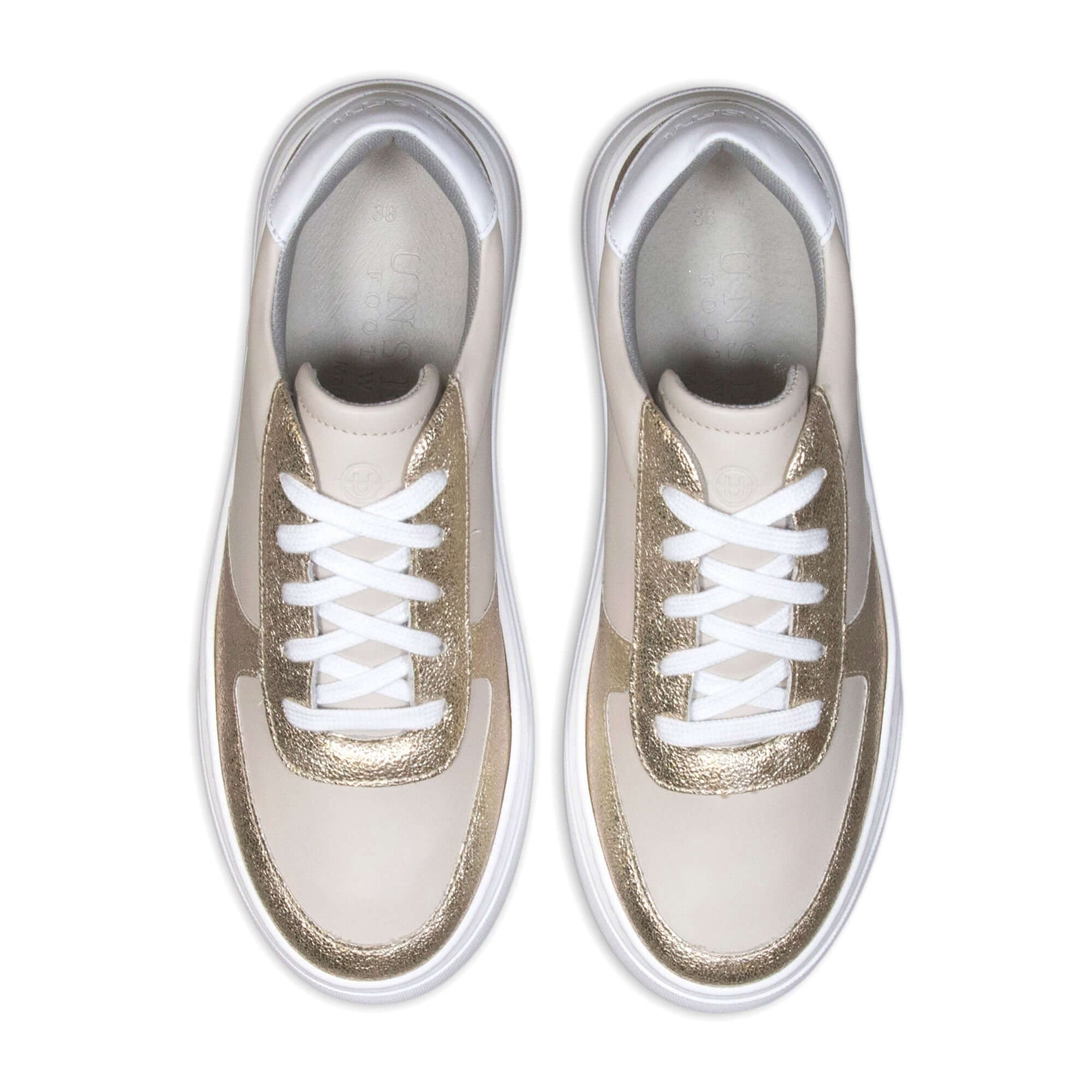 Marais Off White / Gold - Womens UK 4