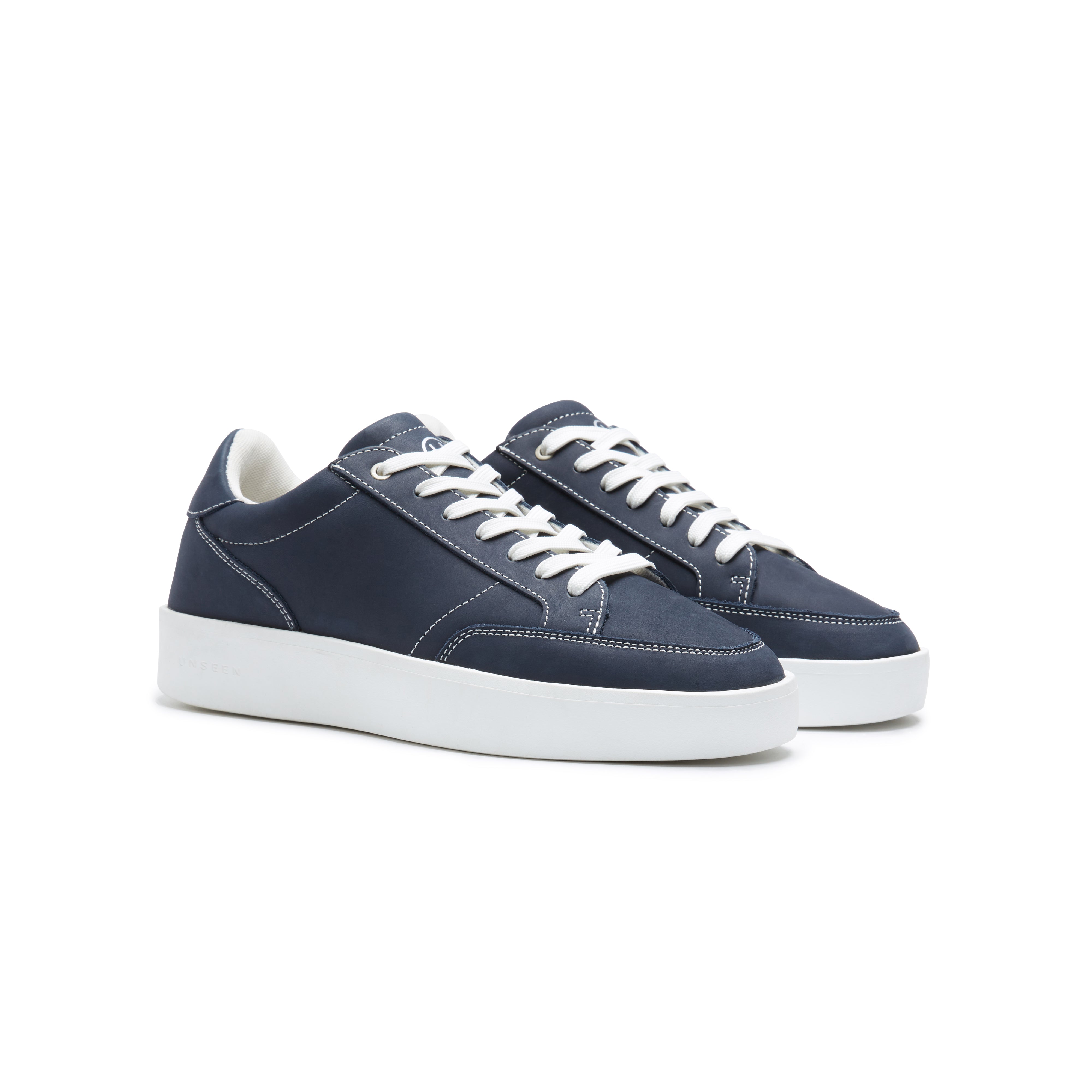 Helier Navy/White