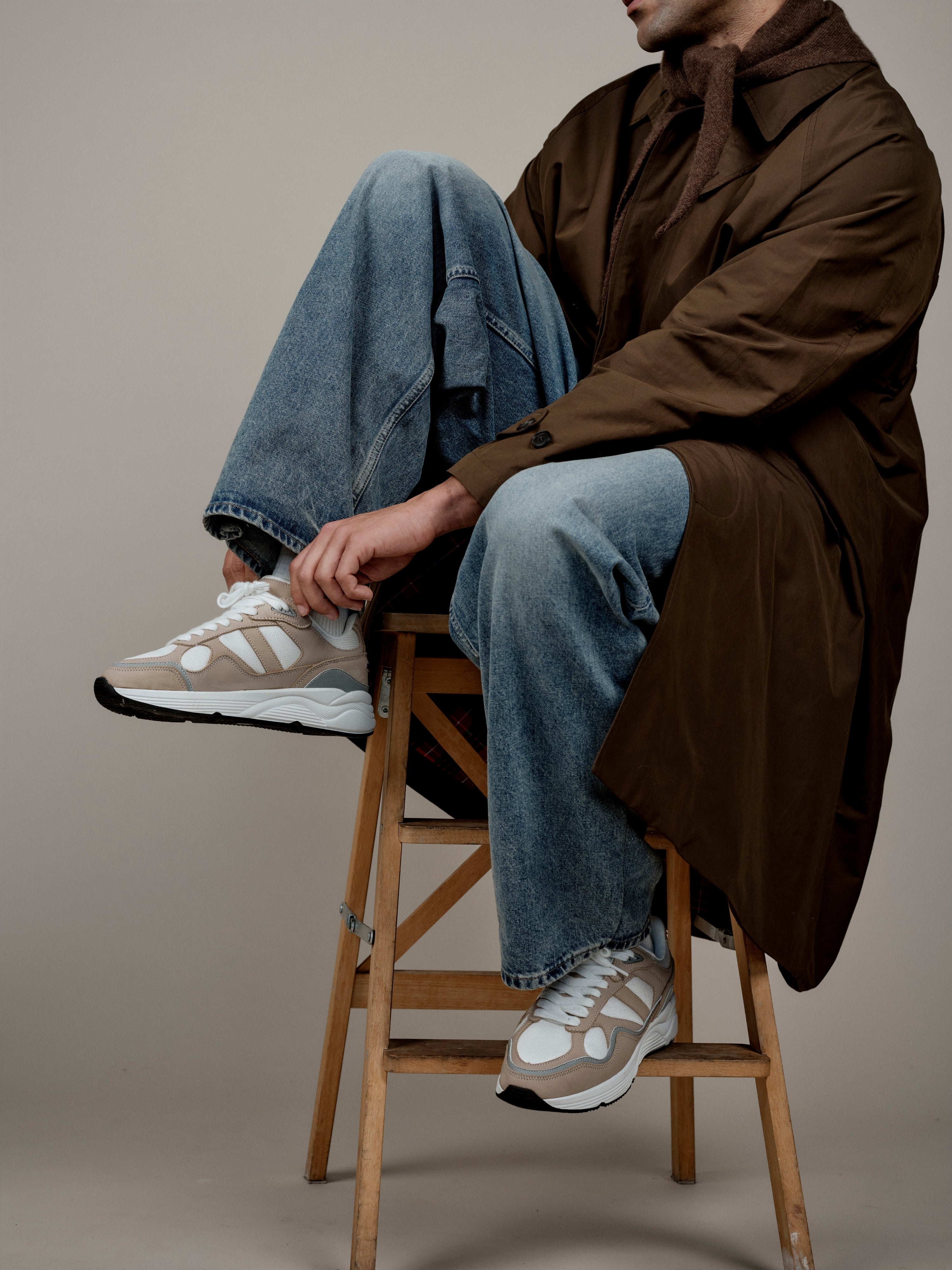 Runa Beige/Grey/White