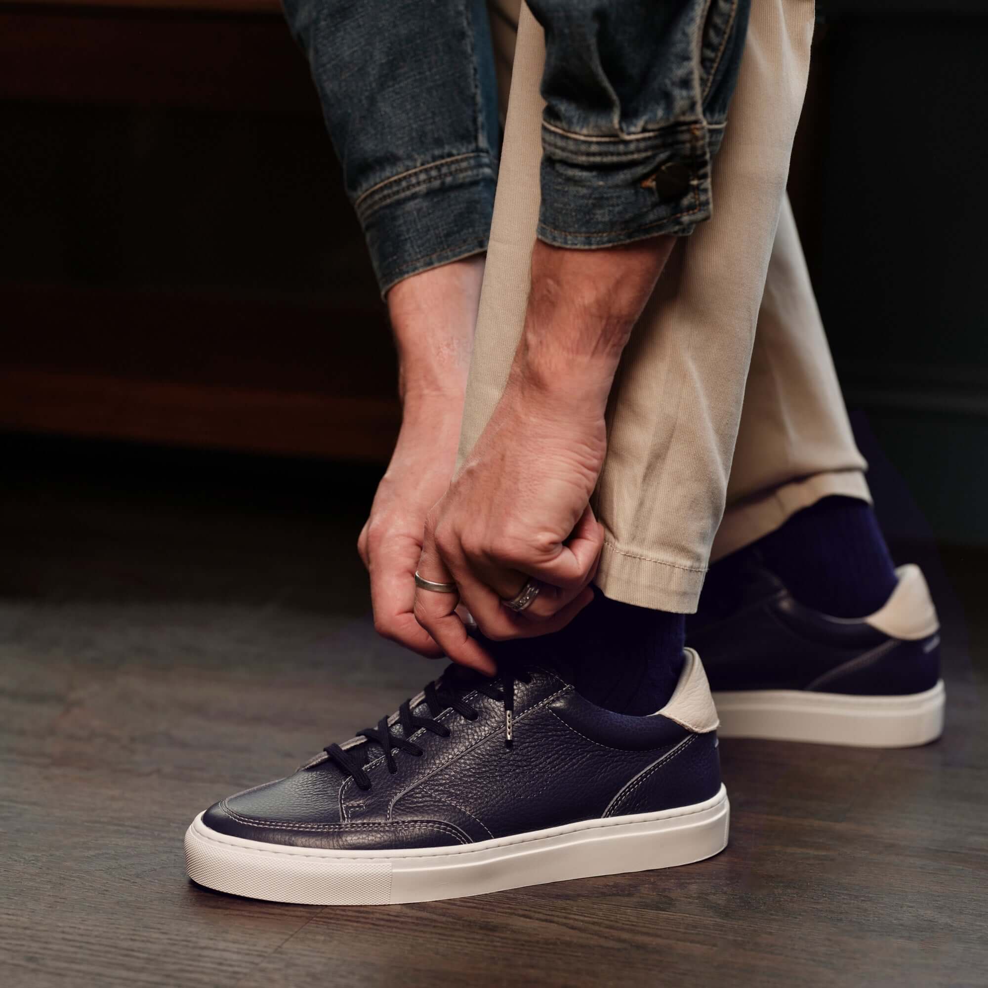 Helier Navy - Mens UK 6
