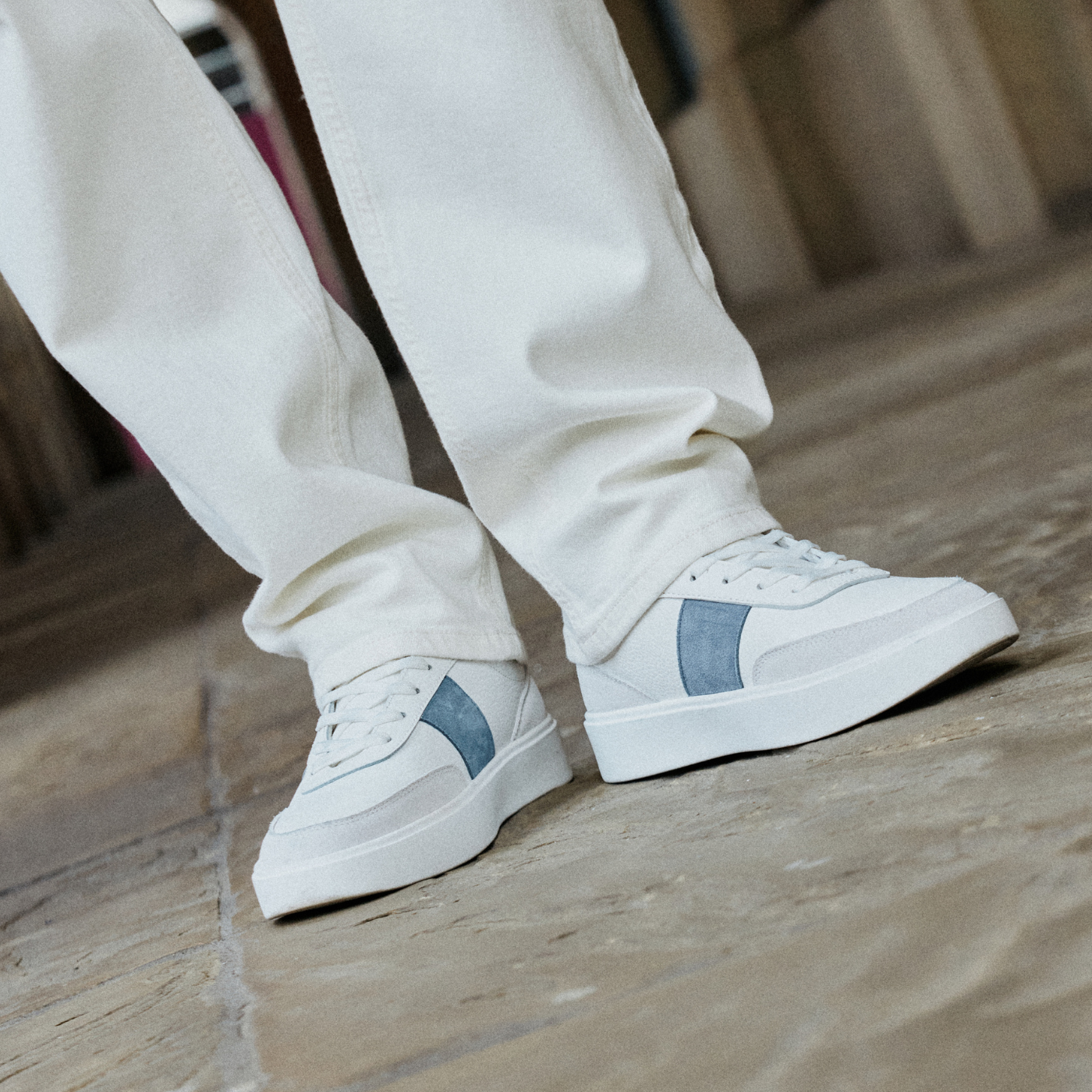 Halkett Grey/Petrol/White